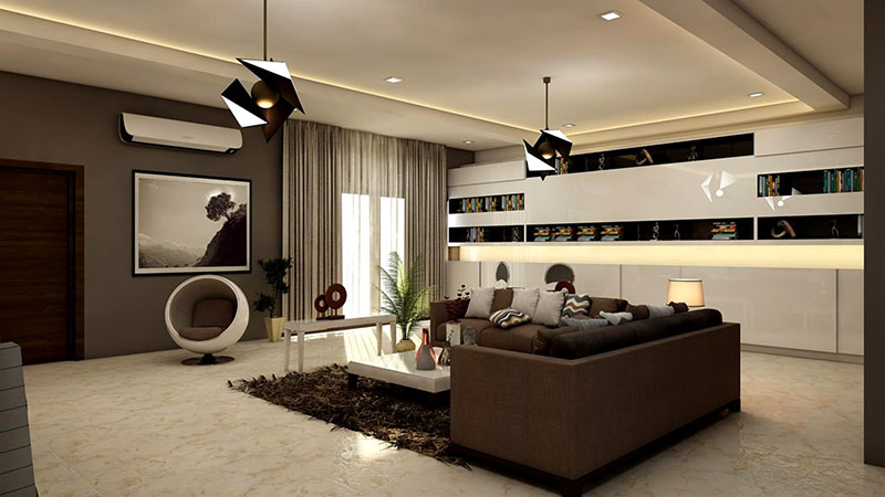 Inici prova elementor rectangular white coffee table near brown leather sofa