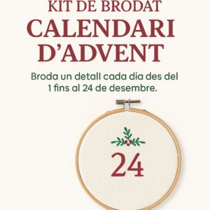 Kit de brodat de Nadal Calendari d'Advent